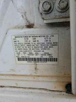 2008 NISSAN ALTIMA