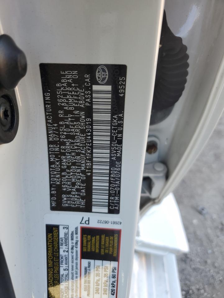 2014 TOYOTA CAMRY