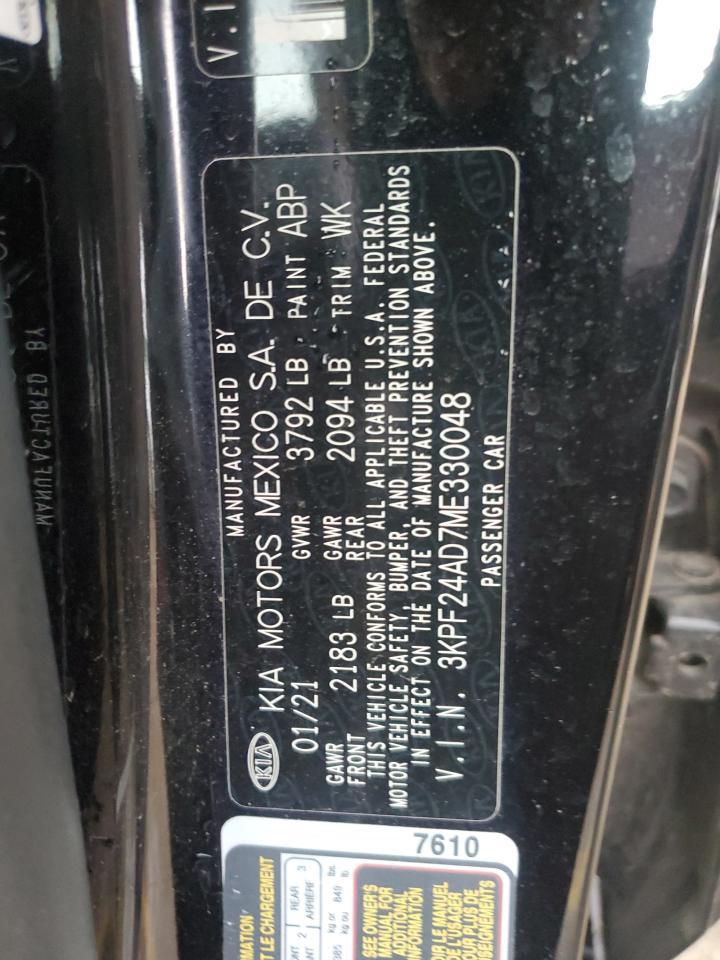 2021 KIA FORTE