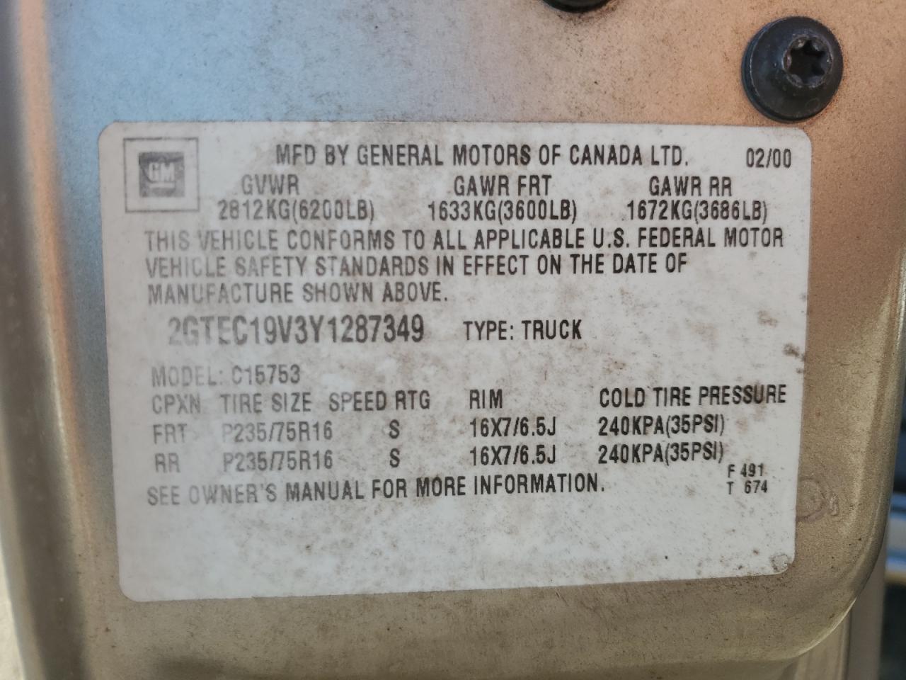 2000 GMC Sierra