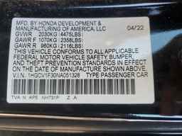 2022 HONDA ACCORD