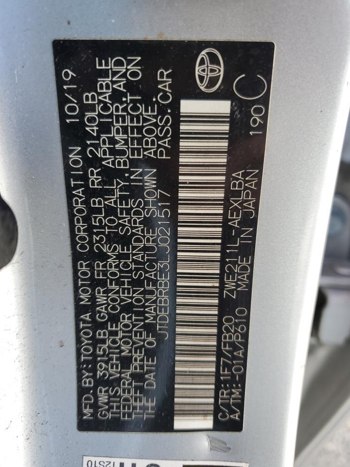 2020 TOYOTA COROLLA