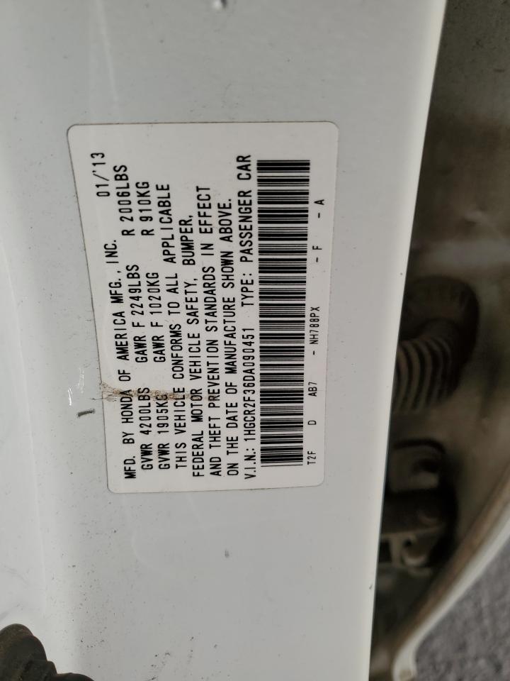 2013 HONDA ACCORD