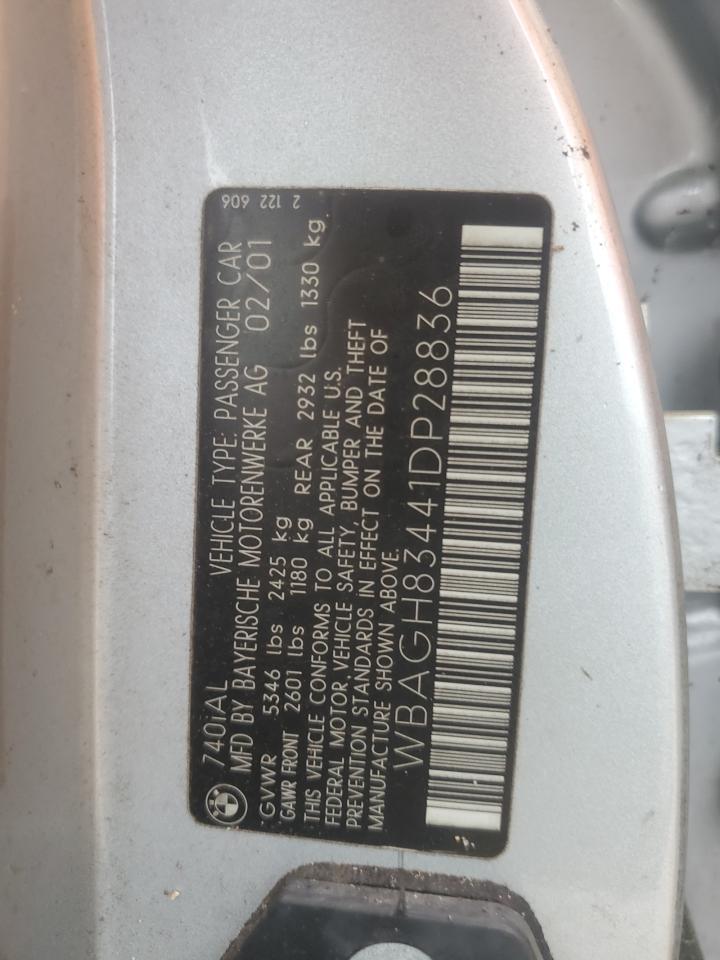 2001 BMW 7 series