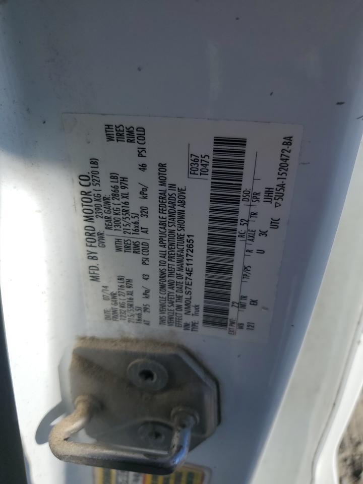 2014 FORD TRANSIT CONNECT