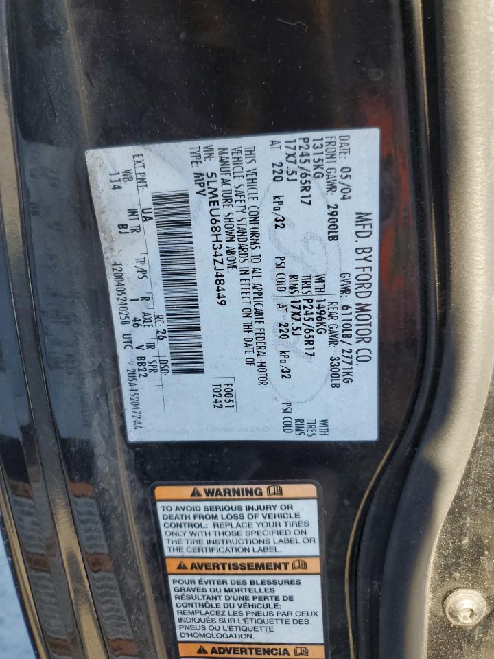 2004 LINCOLN Aviator