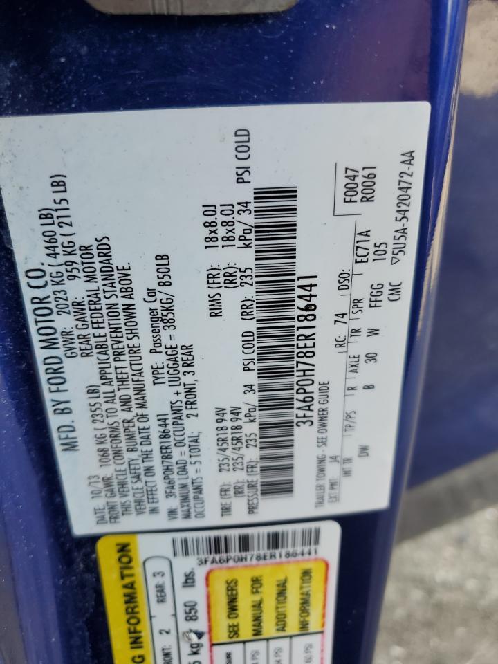 2014 FORD FUSION