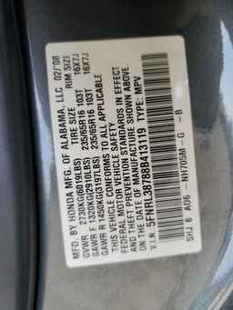 2008 HONDA ODYSSEY