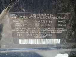 2011 HYUNDAI SONATA