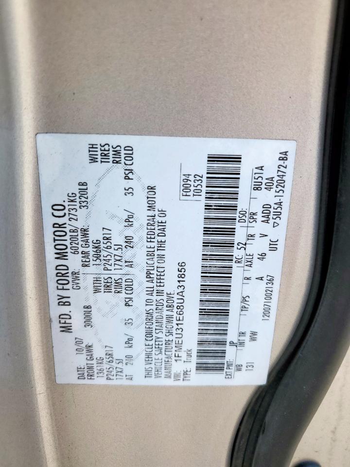 2008 FORD Explorer Sport Trac