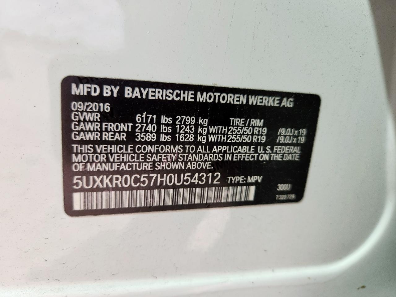 2017 BMW X5