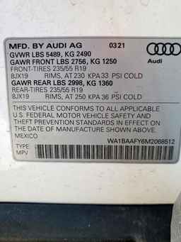 2021 AUDI Q5
