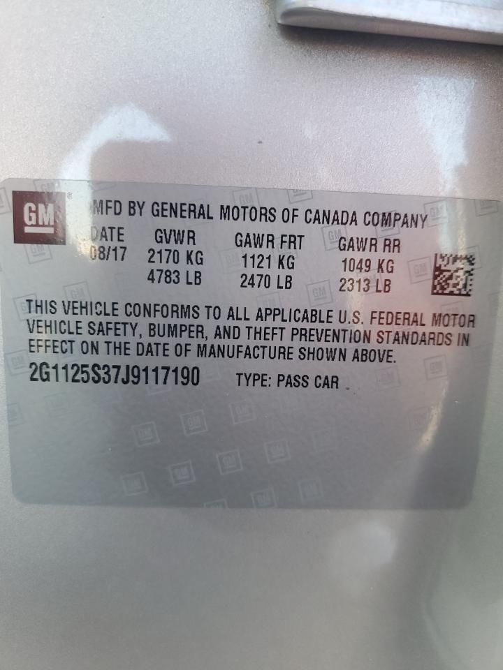 2018 CHEVROLET IMPALA