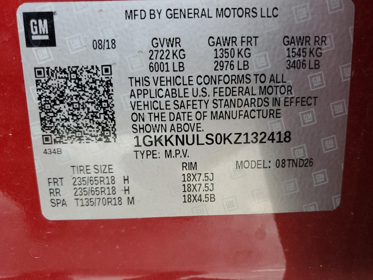 2019 GMC ACADIA