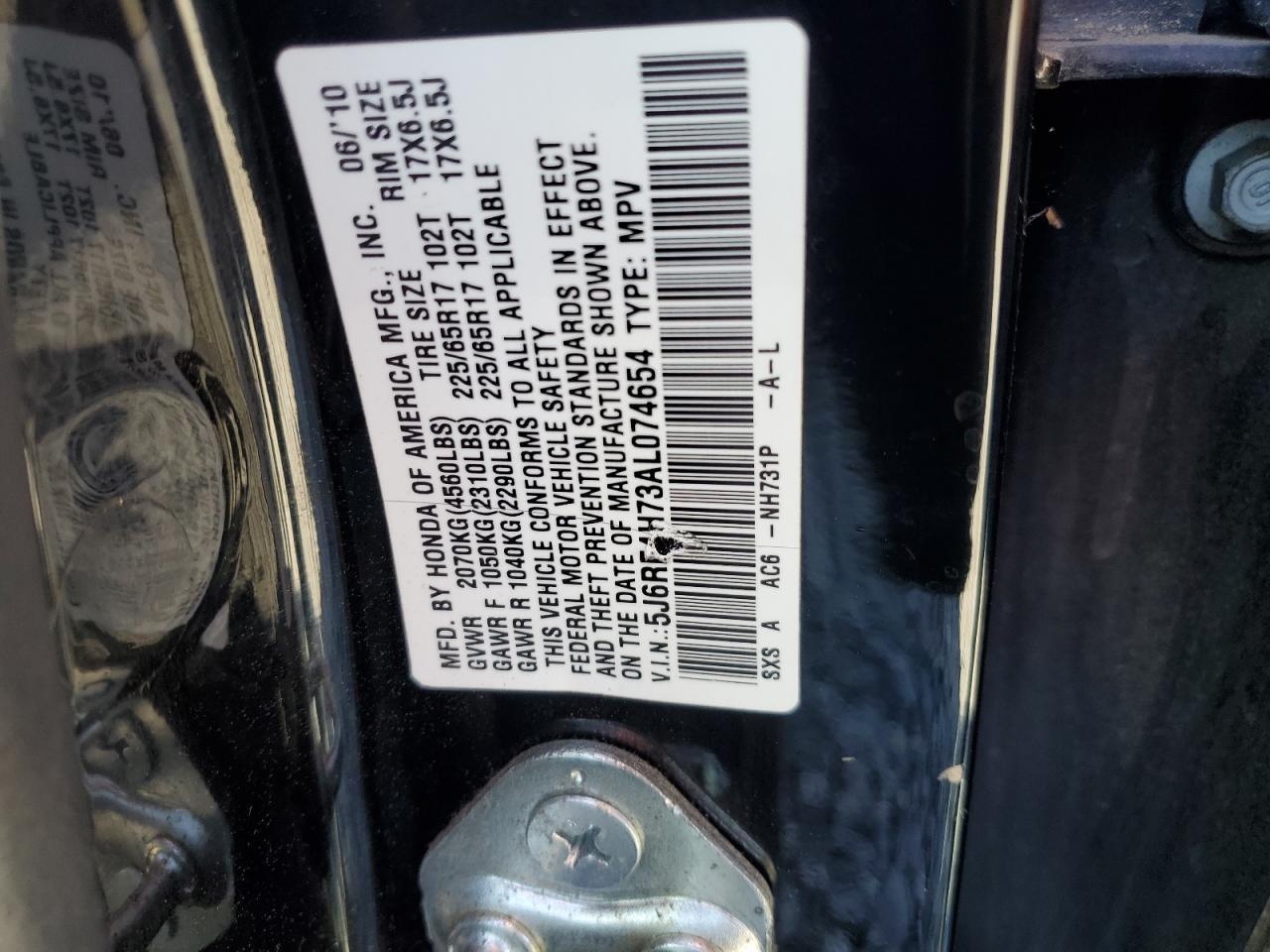 2010 HONDA CR-V