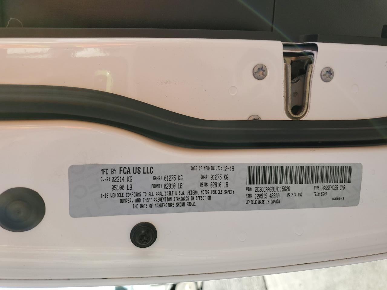 2020 CHRYSLER 300