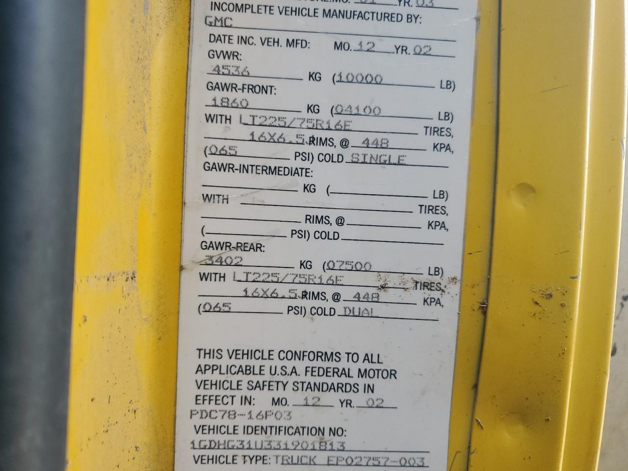 2003 GMC Savana