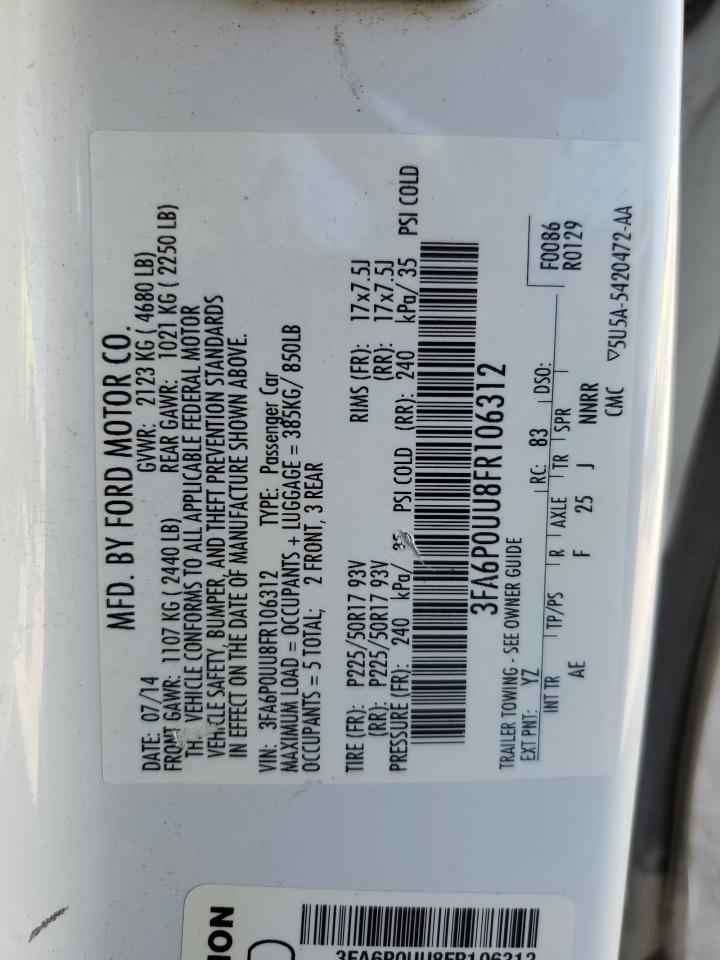 2015 FORD FUSION