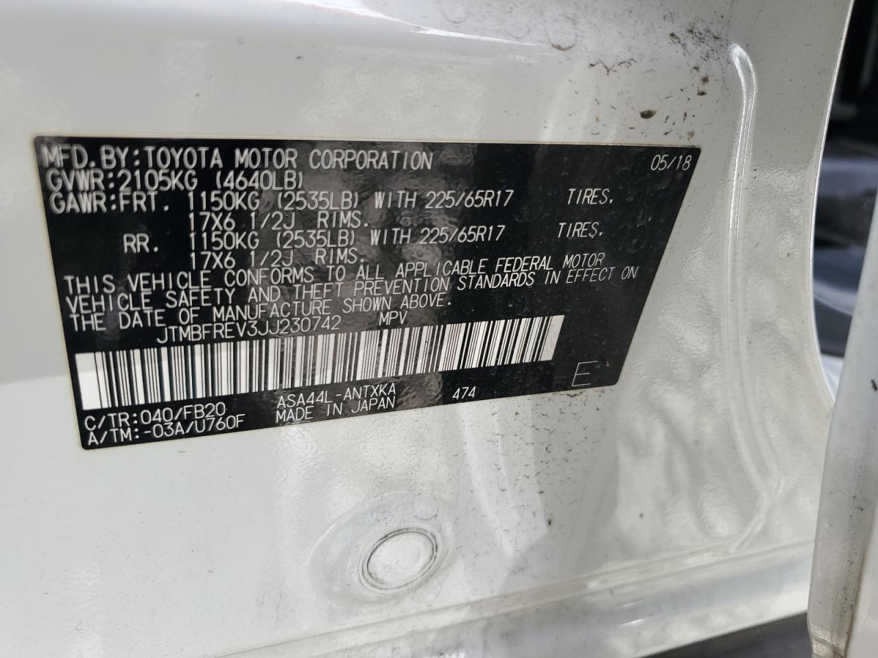 2018 TOYOTA RAV4