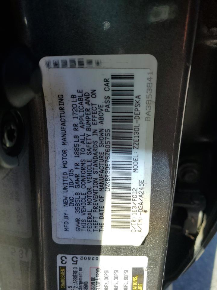 2006 TOYOTA COROLLA