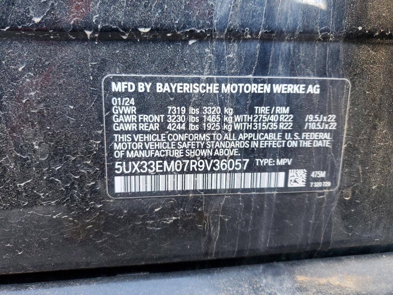 2024 BMW X7