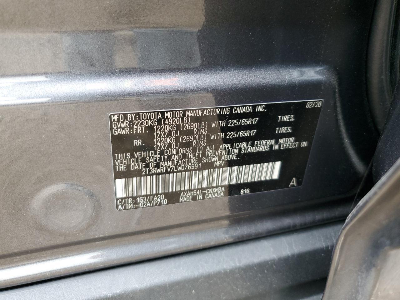 2020 TOYOTA RAV4