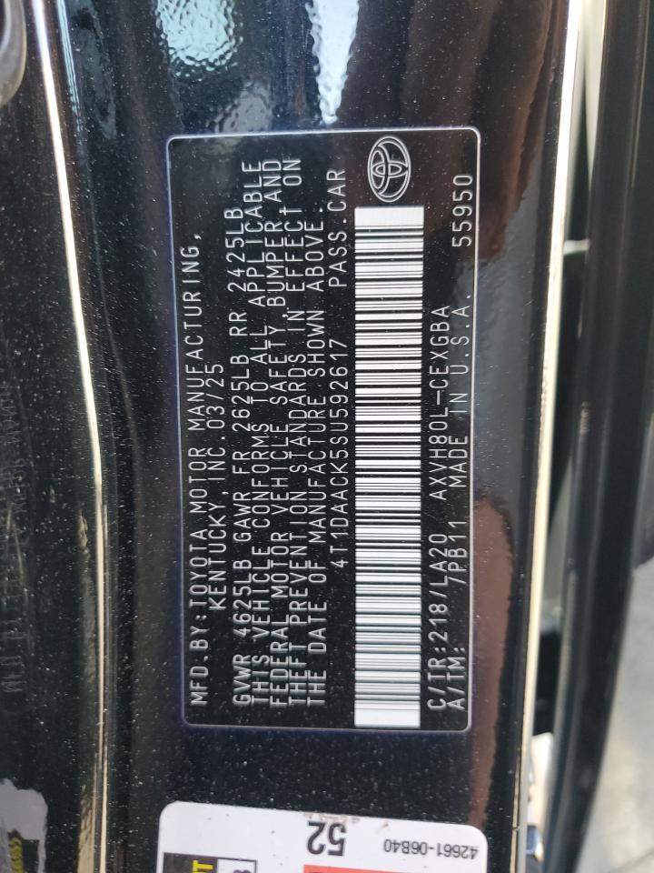 2025 TOYOTA CAMRY