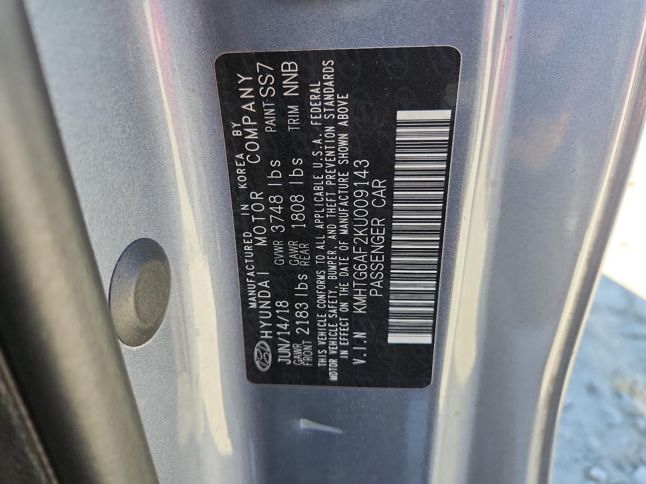 2019 HYUNDAI VELOSTER