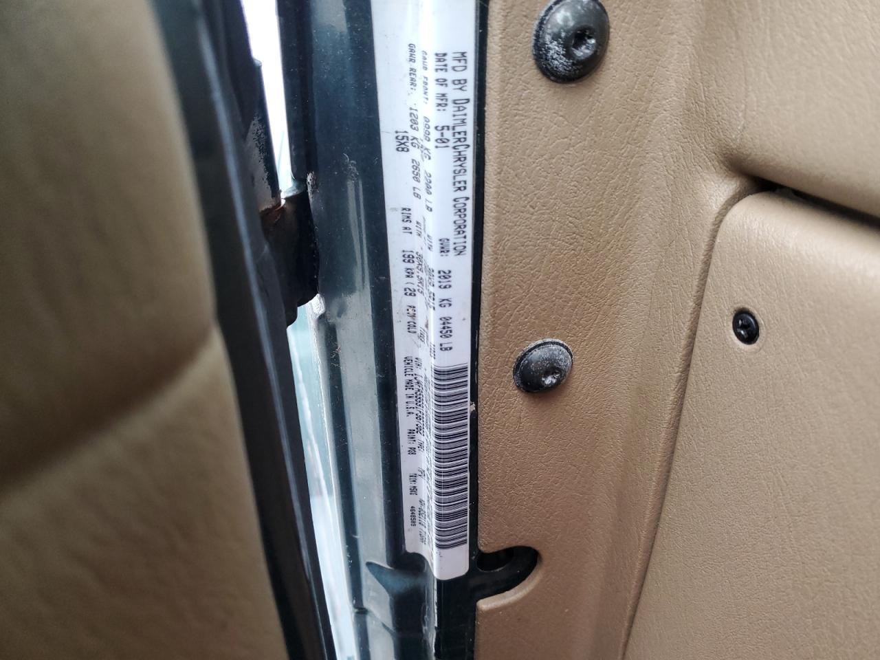 2001 JEEP WRANGLER