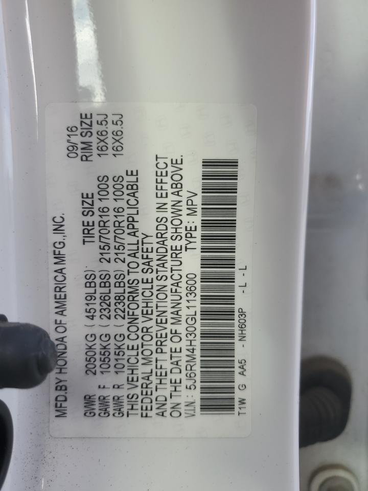 2016 HONDA CR-V
