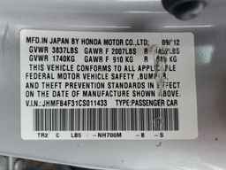 2012 HONDA CIVIC