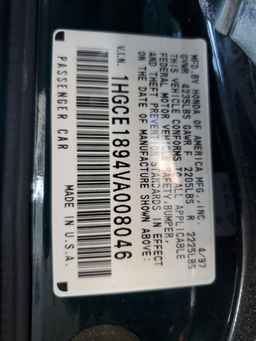 1997 HONDA ACCORD