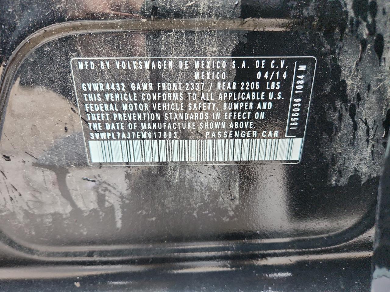 2014 VOLKSWAGEN JETTA