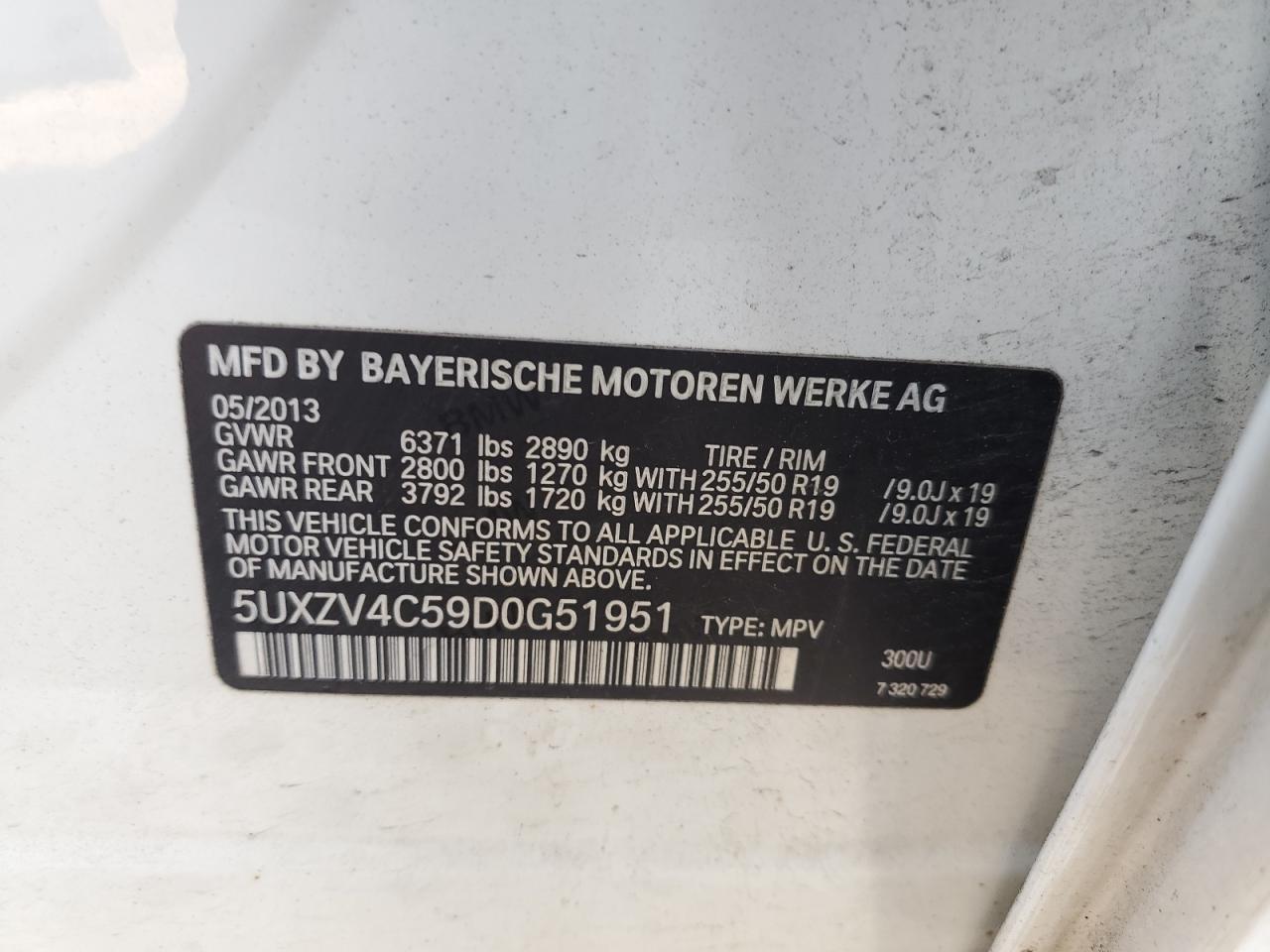 2013 BMW X5