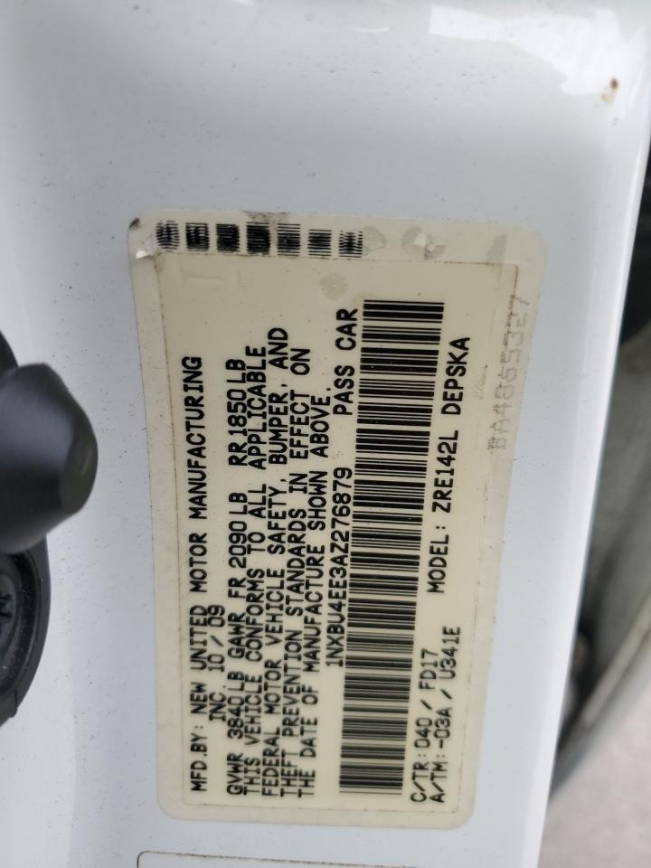 2010 TOYOTA COROLLA