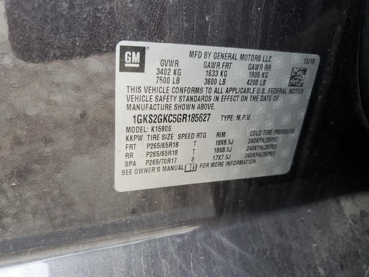 2016 GMC Yukon XL
