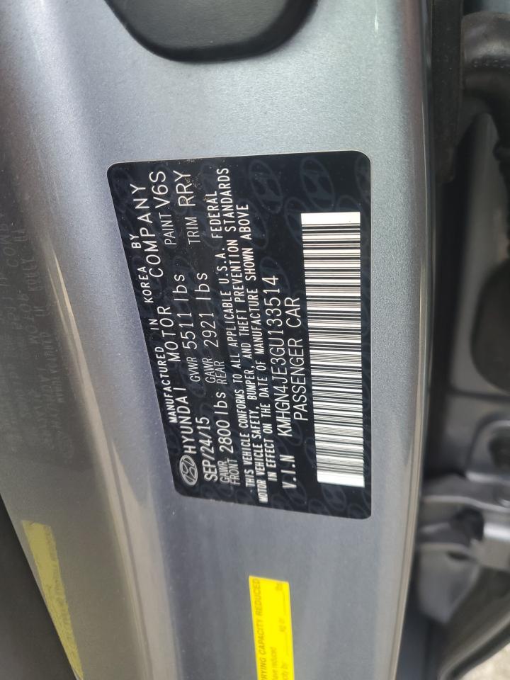 2016 HYUNDAI GENESIS