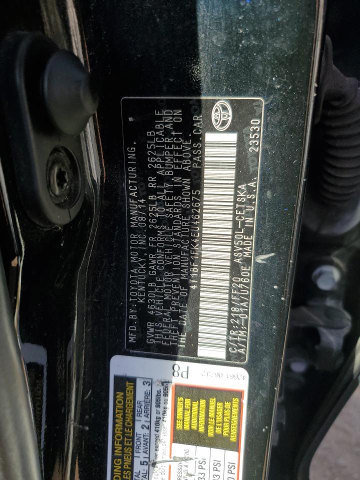 2014 TOYOTA CAMRY