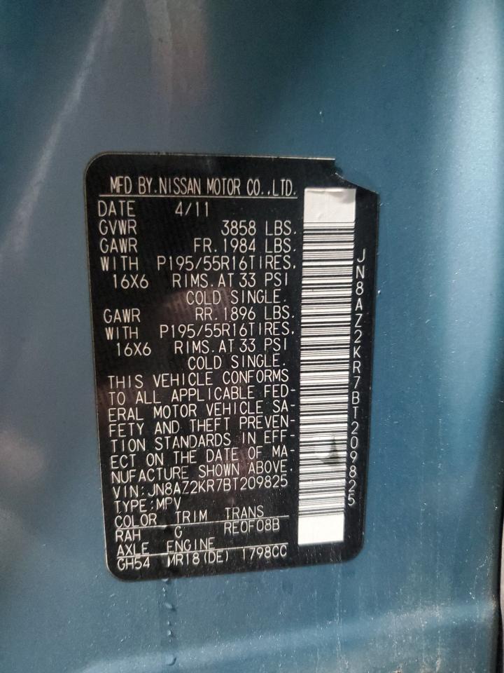 2011 NISSAN CUBE