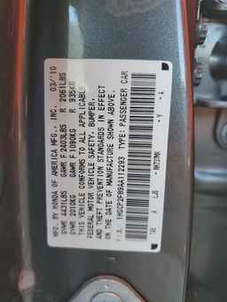 2010 HONDA ACCORD
