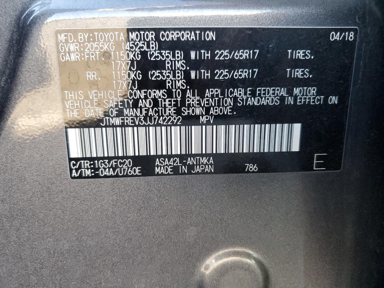 2018 TOYOTA RAV4
