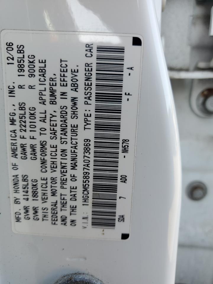 2007 HONDA ACCORD