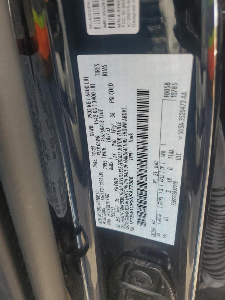 2022 FORD F-150