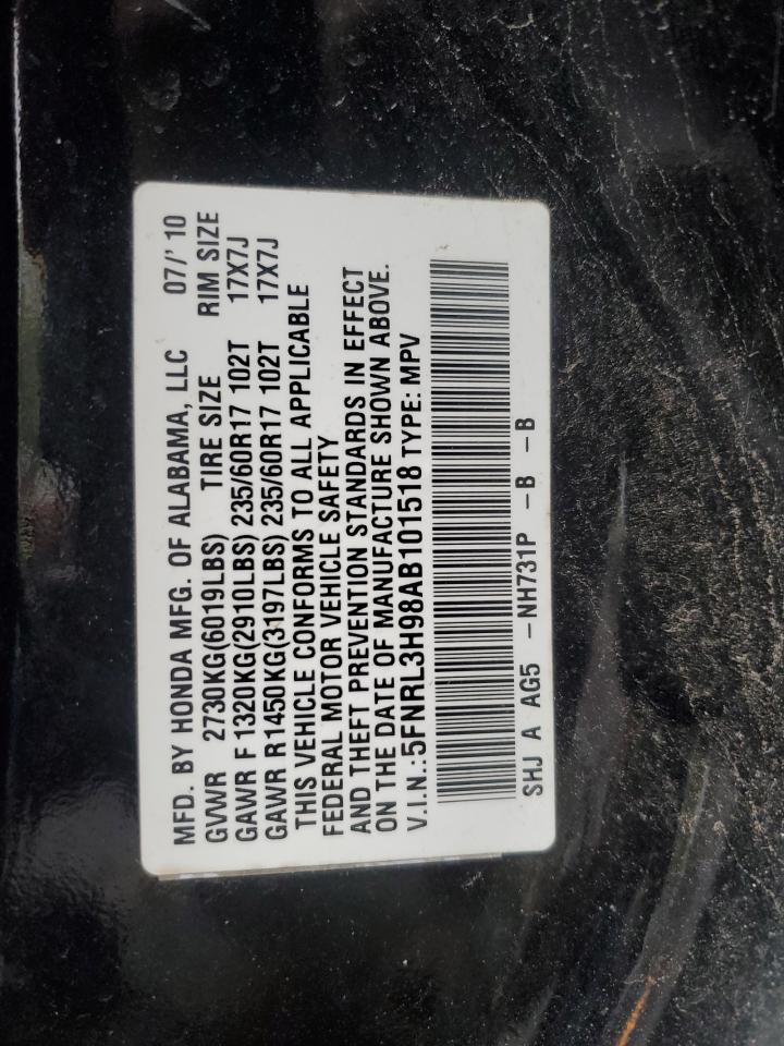 2010 HONDA ODYSSEY