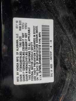 2010 HONDA ODYSSEY