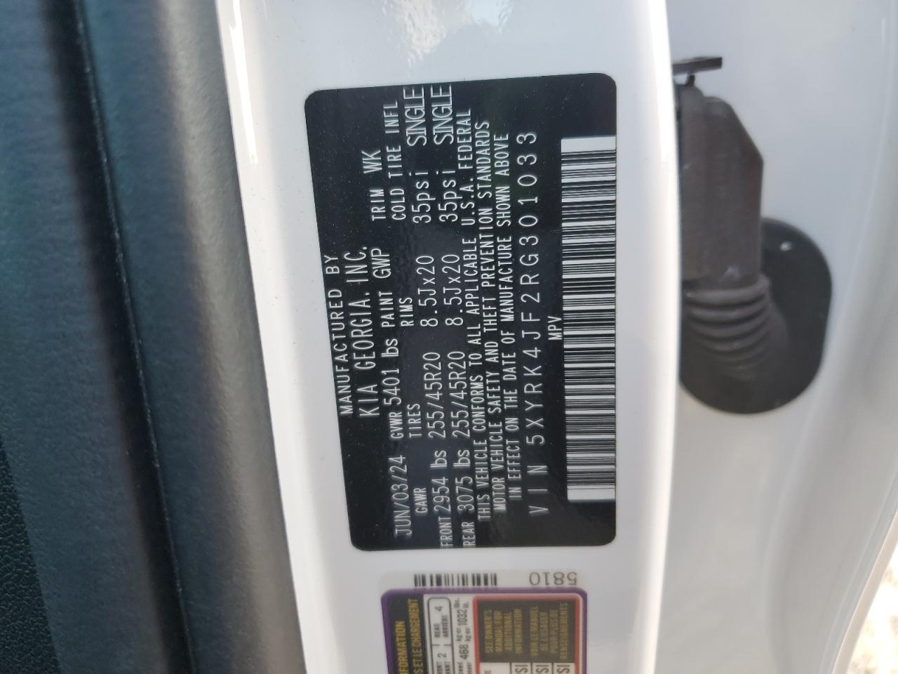 2024 KIA SORENTO