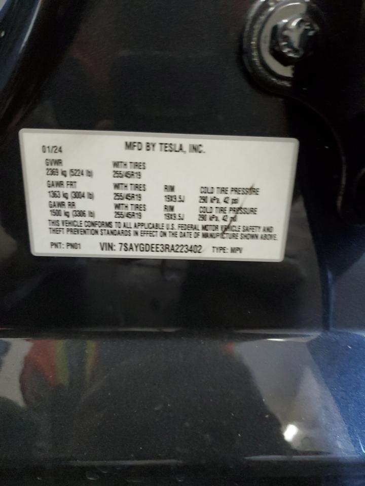 2024 TESLA MODEL Y