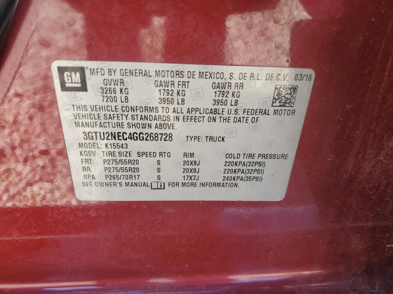 2016 GMC Sierra