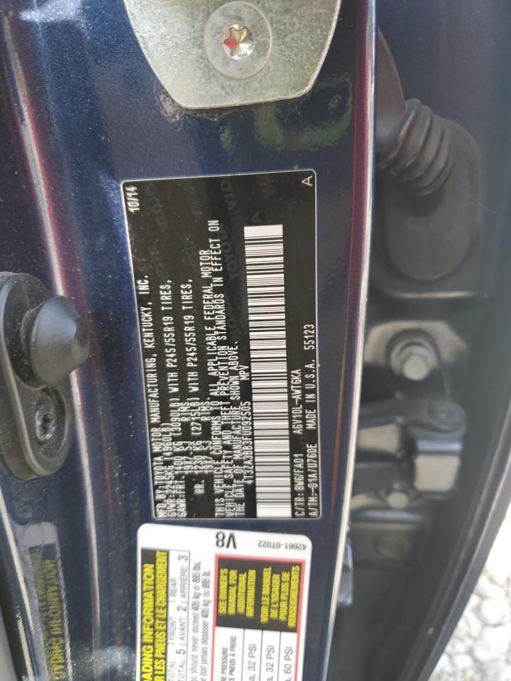 2015 TOYOTA VENZA