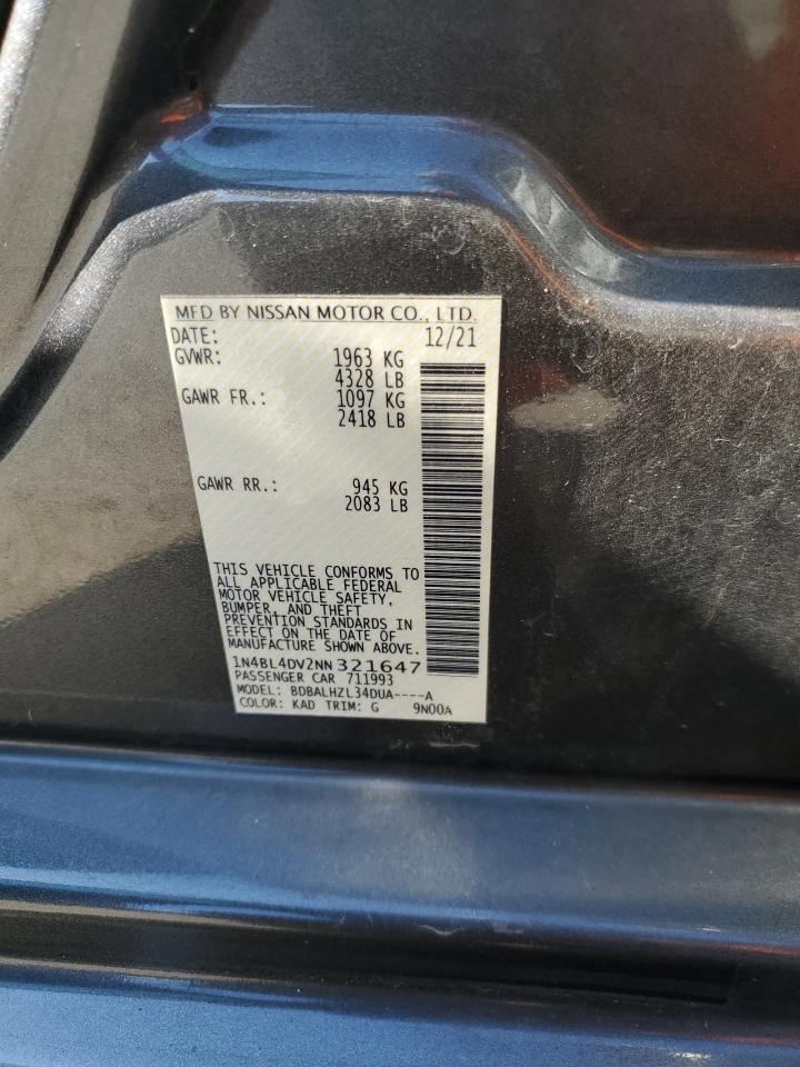 2022 NISSAN ALTIMA